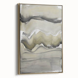 Minimalist Abstract Wall Art - Earthy Tones and Textured Brushstrokes