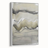 Minimalist Abstract Wall Art - Earthy Tones and Textured Brushstrokes