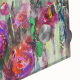 Abstract Canvas Wall Art – Vibrant Floral Modern Painting