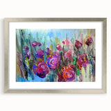 Abstract Canvas Wall Art – Vibrant Floral Modern Painting
