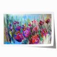 Abstract Canvas Wall Art – Vibrant Floral Modern Painting