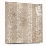 Contemporary Framed Abstract Art – Olive Green Minimalist Pattern