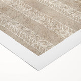 Contemporary Framed Abstract Art – Olive Green Minimalist Pattern