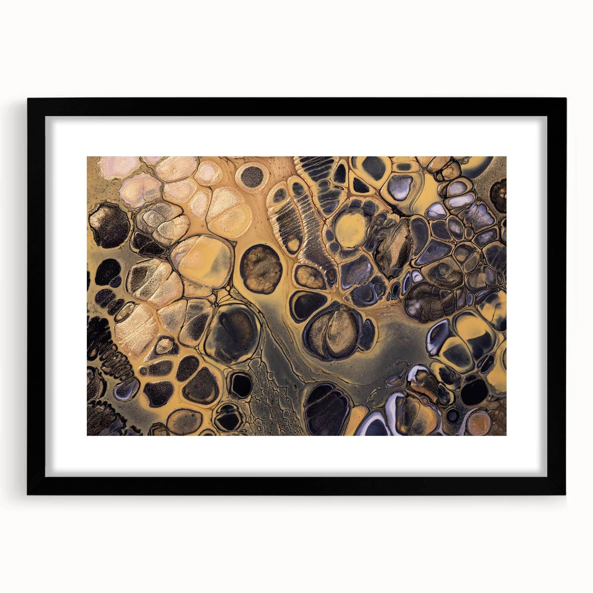 Sophisticated Fluid Abstract Wall Art – Modern Fluid Art Print