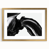 Bold Abstract Wall Art Collection – Expressive Black Brush Strokes