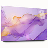 Premium Abstract Canvas Prints – Purple & Gold Luxury Wall Art