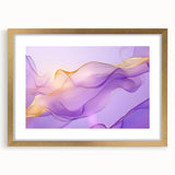 Premium Abstract Canvas Prints – Purple & Gold Luxury Wall Art