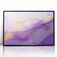 Premium Abstract Canvas Prints – Purple & Gold Luxury Wall Art