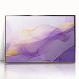 Premium Abstract Canvas Prints – Purple & Gold Luxury Wall Art