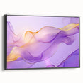 Premium Abstract Canvas Prints – Purple & Gold Luxury Wall Art