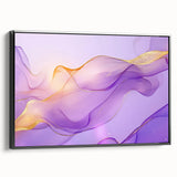 Premium Abstract Canvas Prints – Purple & Gold Luxury Wall Art