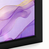 Premium Abstract Canvas Prints – Purple & Gold Luxury Wall Art