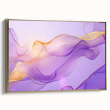 Premium Abstract Canvas Prints – Purple & Gold Luxury Wall Art