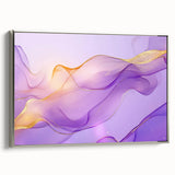 Premium Abstract Canvas Prints – Purple & Gold Luxury Wall Art