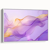 Premium Abstract Canvas Prints – Purple & Gold Luxury Wall Art