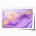 Premium Abstract Canvas Prints – Purple & Gold Luxury Wall Art