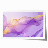 Premium Abstract Canvas Prints – Purple & Gold Luxury Wall Art