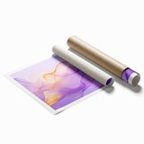 Premium Abstract Canvas Prints – Purple & Gold Luxury Wall Art