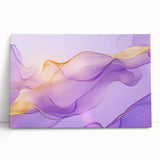 Premium Abstract Canvas Prints – Purple & Gold Luxury Wall Art