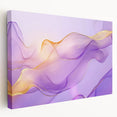 Premium Abstract Canvas Prints – Purple & Gold Luxury Wall Art