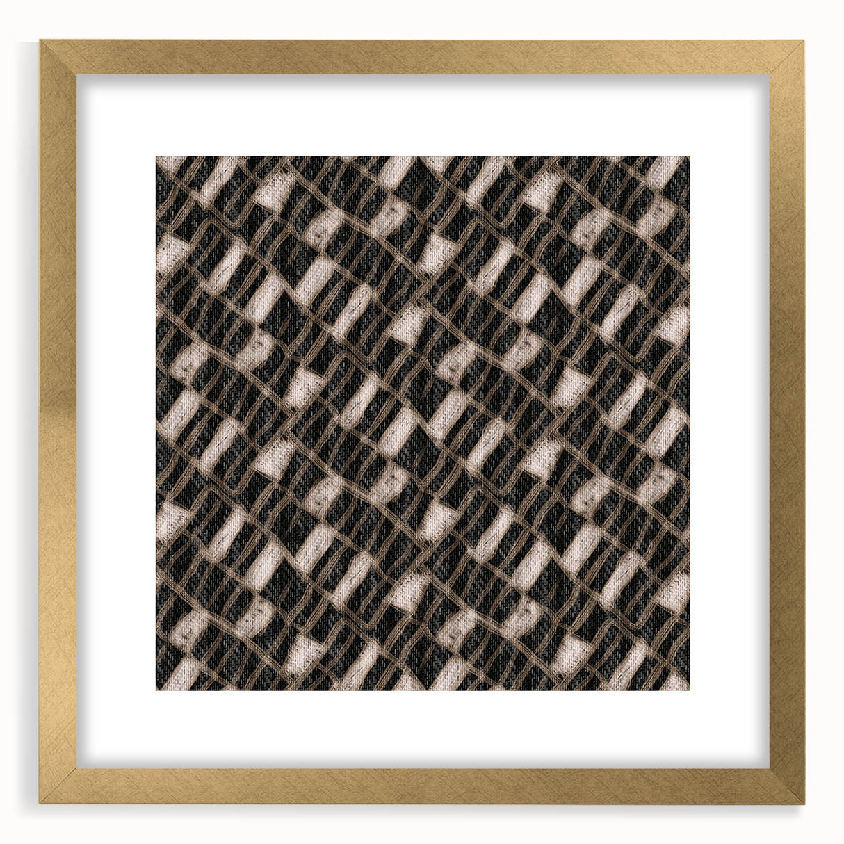 Minimalist Wall Decor – Geometric Earth Tone Abstract Art Print