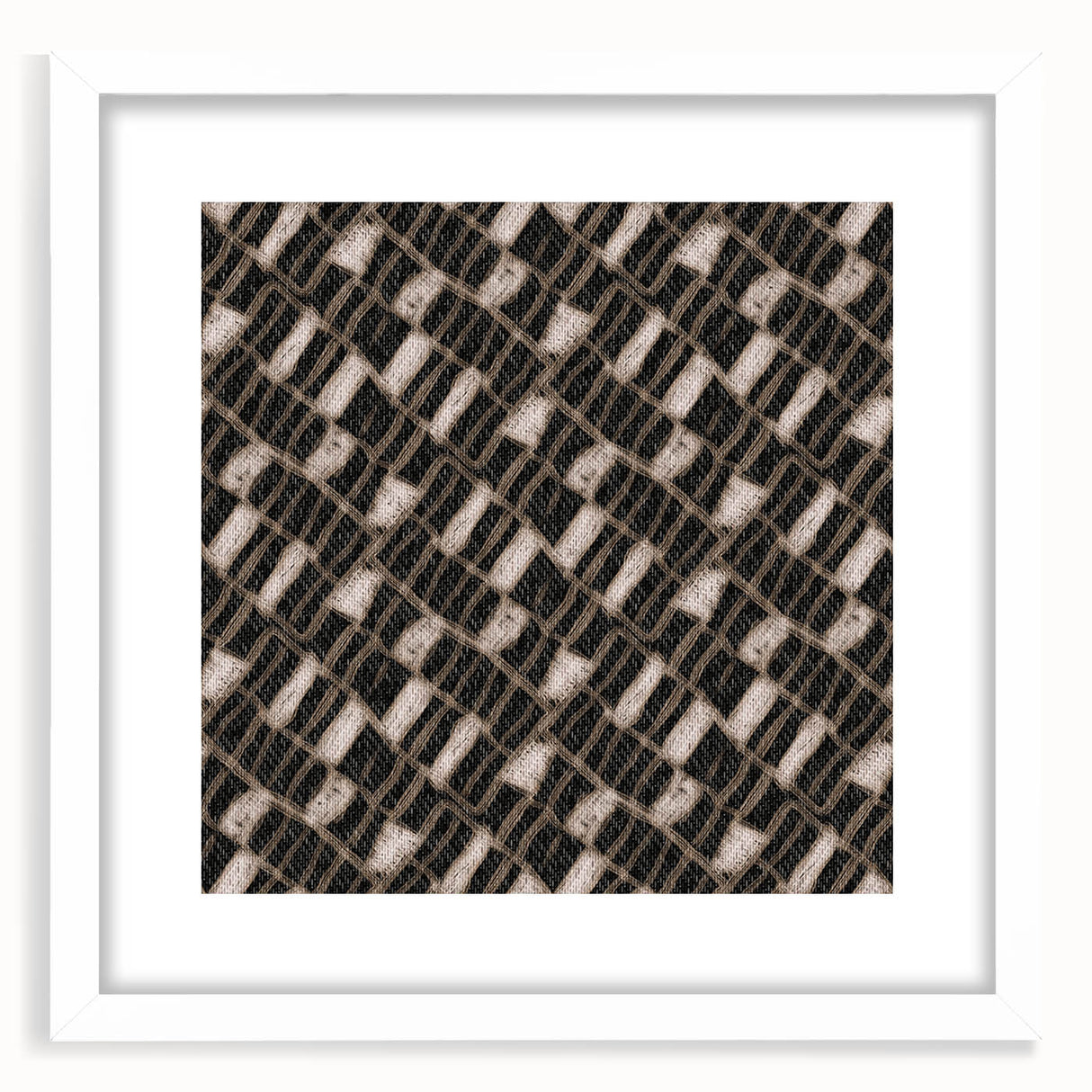 Minimalist Wall Decor – Geometric Earth Tone Abstract Art Print