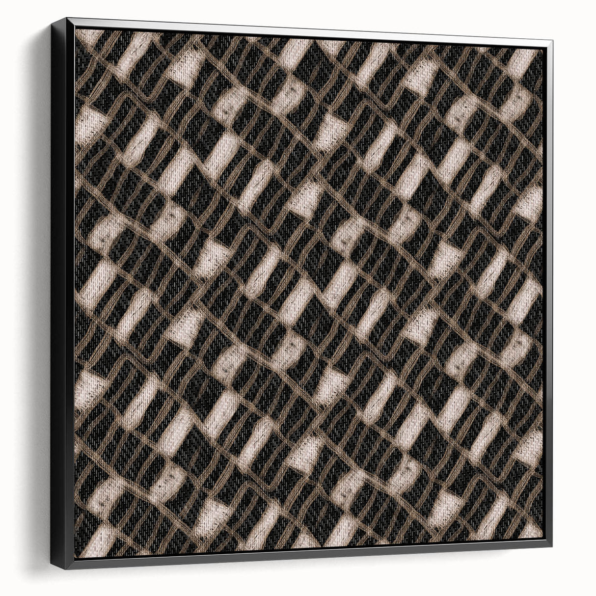Minimalist Wall Decor – Geometric Earth Tone Abstract Art Print