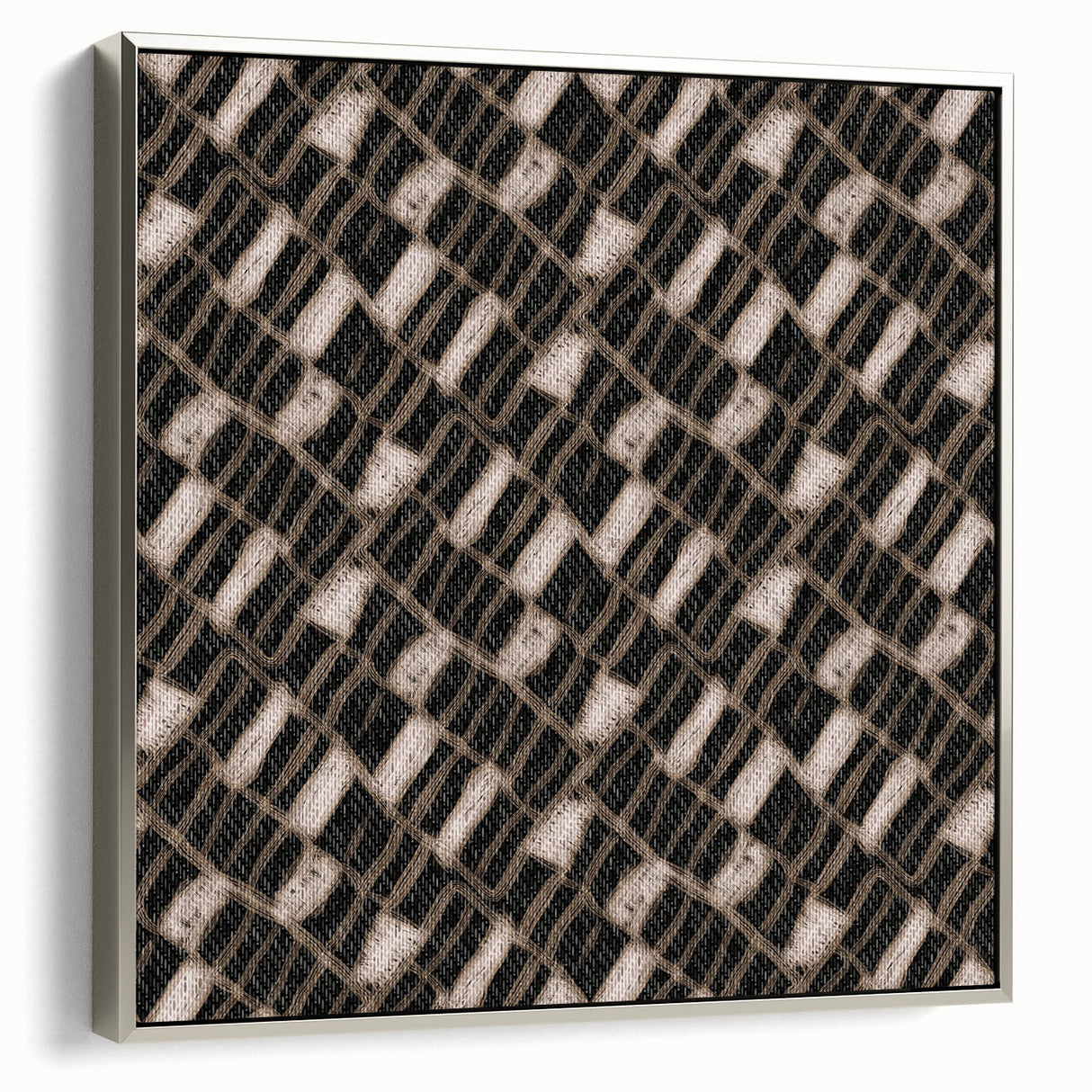 Minimalist Wall Decor – Geometric Earth Tone Abstract Art Print