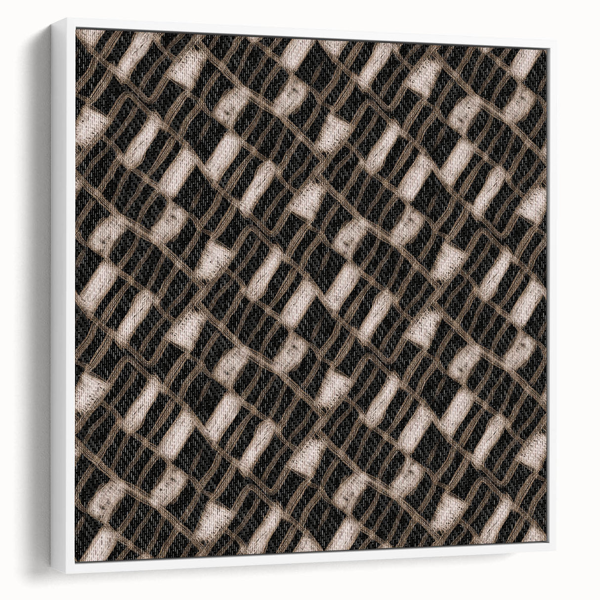 Minimalist Wall Decor – Geometric Earth Tone Abstract Art Print