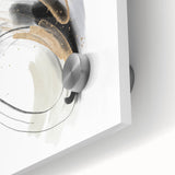 Minimalist Wall Art for Modern Interiors – Abstract Gold & Black Print