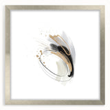 Minimalist Wall Art for Modern Interiors – Abstract Gold & Black Print