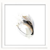 Minimalist Wall Art for Modern Interiors – Abstract Gold & Black Print