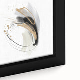Minimalist Wall Art for Modern Interiors – Abstract Gold & Black Print