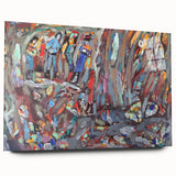 Large Abstract Wall Art – Bold Expressionist Modern Painting