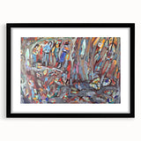 Large Abstract Wall Art – Bold Expressionist Modern Painting
