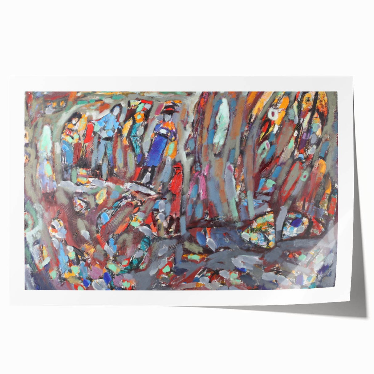 Large Abstract Wall Art – Bold Expressionist Modern Painting