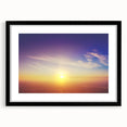 Serene Sunset Wall Art – Golden Horizon & Vibrant Sky