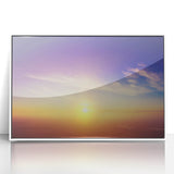 Serene Sunset Wall Art – Golden Horizon & Vibrant Sky