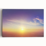 Serene Sunset Wall Art – Golden Horizon & Vibrant Sky