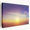 Serene Sunset Wall Art – Golden Horizon & Vibrant Sky