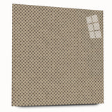 Contemporary Framed Abstract Art – Olive Green Minimalist Pattern