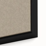 Contemporary Framed Abstract Art – Olive Green Minimalist Pattern