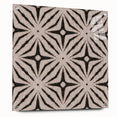 Earthen Harmony Abstracts - Neutral Star Pattern Abstract Wall Art