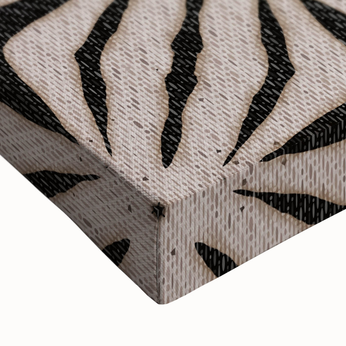 Earthen Harmony Abstracts - Neutral Star Pattern Abstract Wall Art