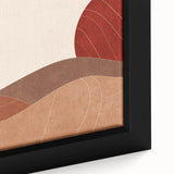 Peaceful Scenery Framed Art – Abstract Desert Sunset