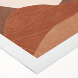 Peaceful Scenery Framed Art – Abstract Desert Sunset