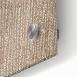 Large Abstract Wall Decor – Neutral Dot Texture on Earthy Brown Base