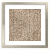 Large Abstract Wall Decor – Neutral Dot Texture on Earthy Brown Base