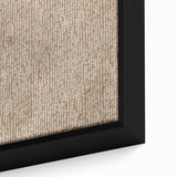 Large Abstract Wall Decor – Neutral Dot Texture on Earthy Brown Base