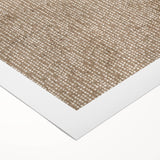 Large Abstract Wall Decor – Neutral Dot Texture on Earthy Brown Base